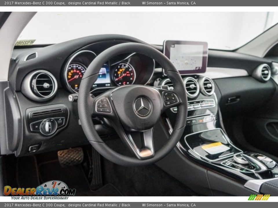 2017 Mercedes-Benz C 300 Coupe designo Cardinal Red Metallic / Black Photo #5