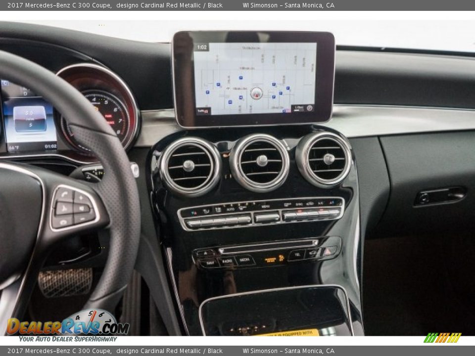 2017 Mercedes-Benz C 300 Coupe designo Cardinal Red Metallic / Black Photo #8