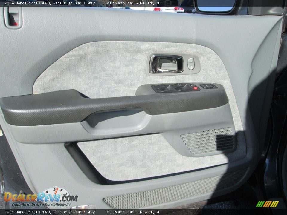 2004 Honda Pilot EX 4WD Sage Brush Pearl / Gray Photo #12