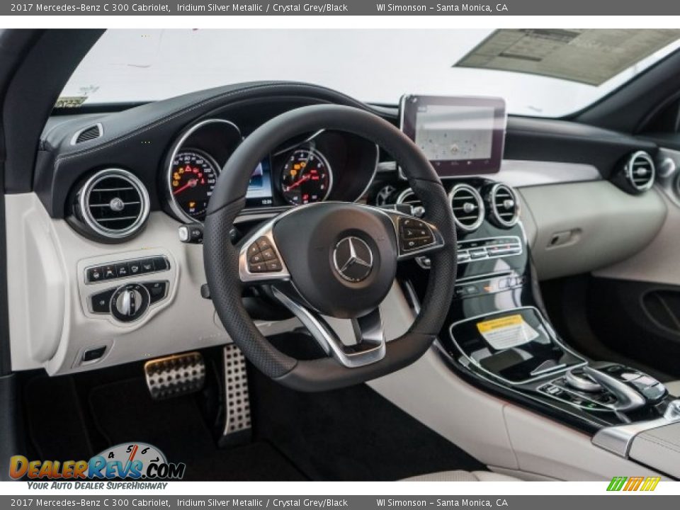 2017 Mercedes-Benz C 300 Cabriolet Iridium Silver Metallic / Crystal Grey/Black Photo #5