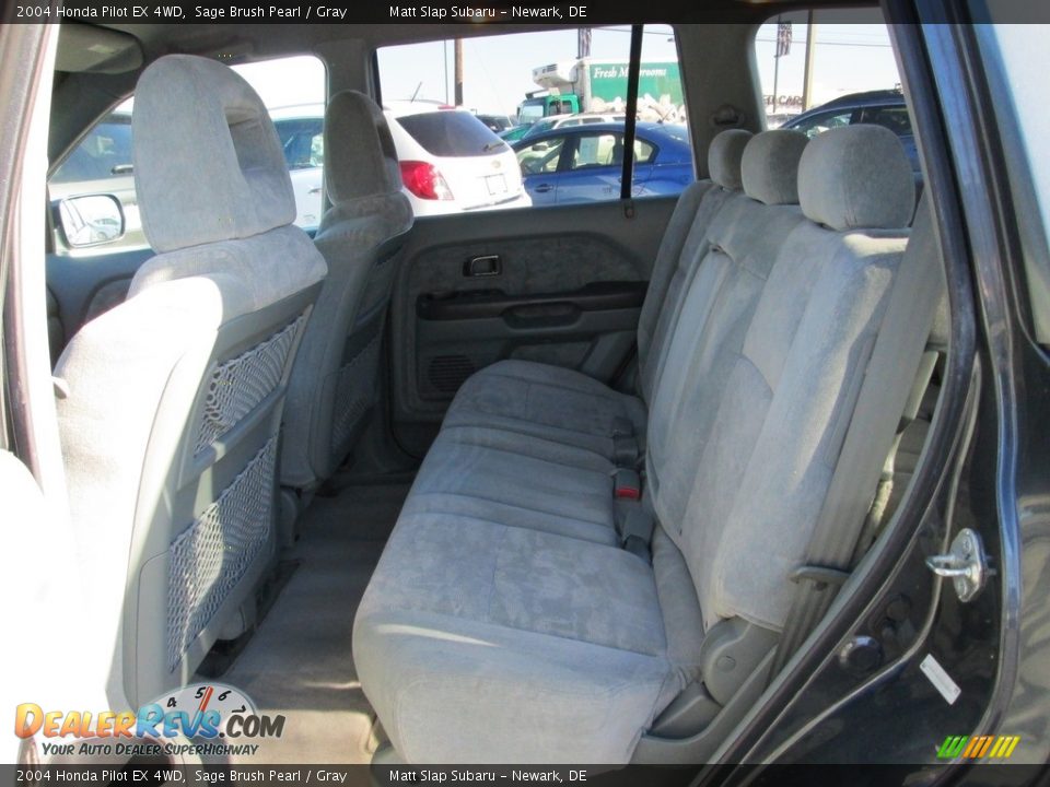 2004 Honda Pilot EX 4WD Sage Brush Pearl / Gray Photo #19