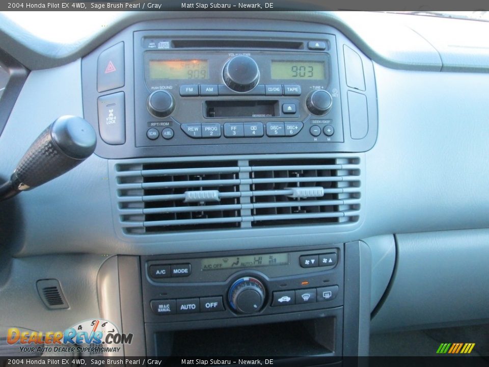2004 Honda Pilot EX 4WD Sage Brush Pearl / Gray Photo #23