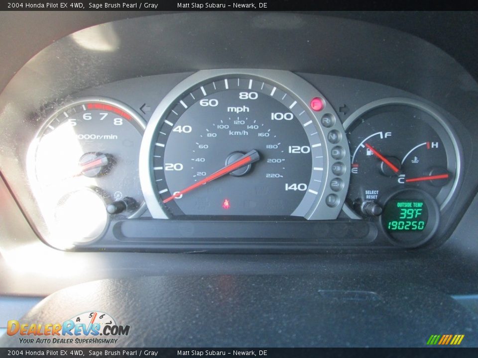 2004 Honda Pilot EX 4WD Sage Brush Pearl / Gray Photo #24