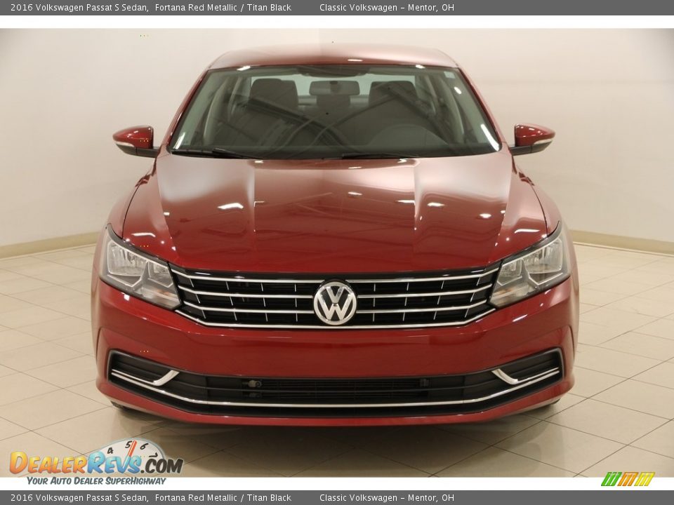 2016 Volkswagen Passat S Sedan Fortana Red Metallic / Titan Black Photo #2