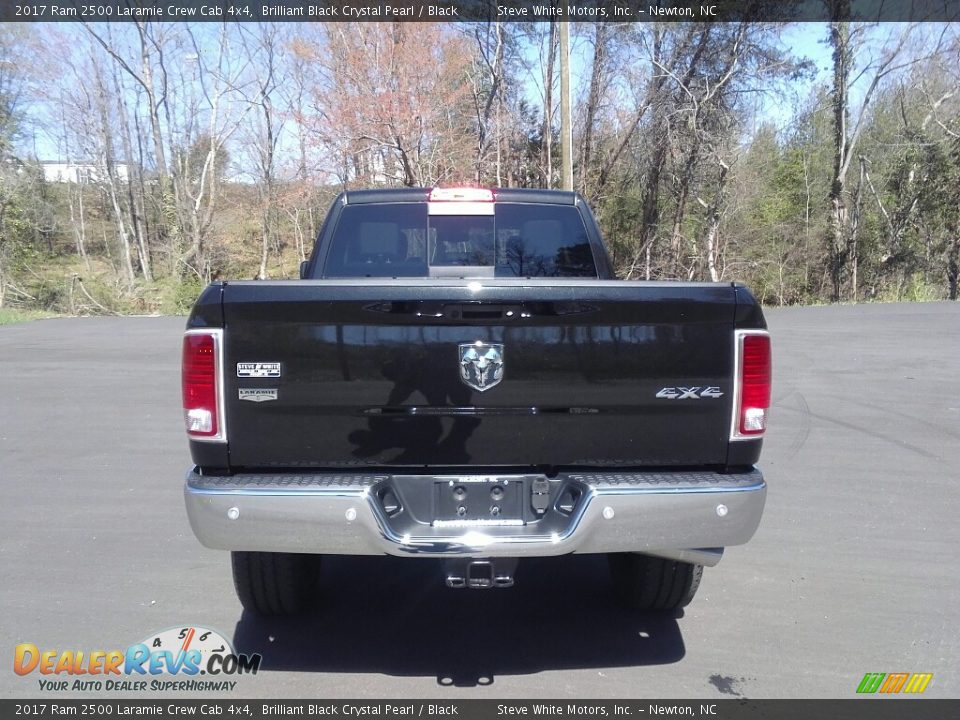 2017 Ram 2500 Laramie Crew Cab 4x4 Brilliant Black Crystal Pearl / Black Photo #7