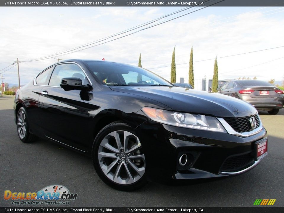 Front 3/4 View of 2014 Honda Accord EX-L V6 Coupe Photo #1