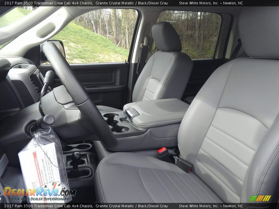 Front Seat of 2017 Ram 3500 Tradesman Crew Cab 4x4 Chassis Photo #18