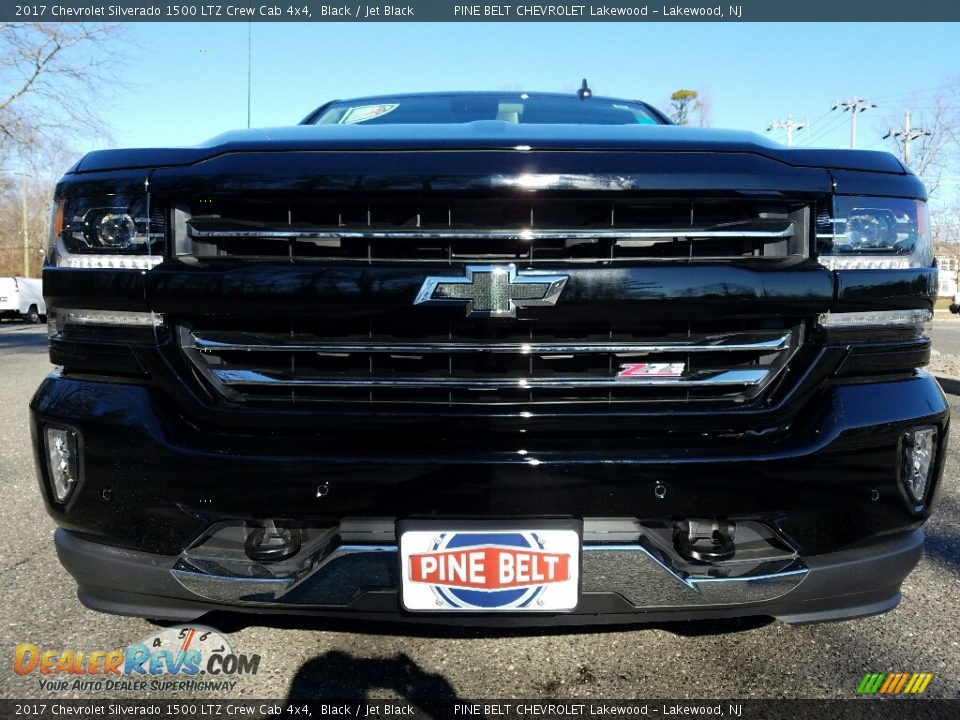 2017 Chevrolet Silverado 1500 LTZ Crew Cab 4x4 Black / Jet Black Photo #2