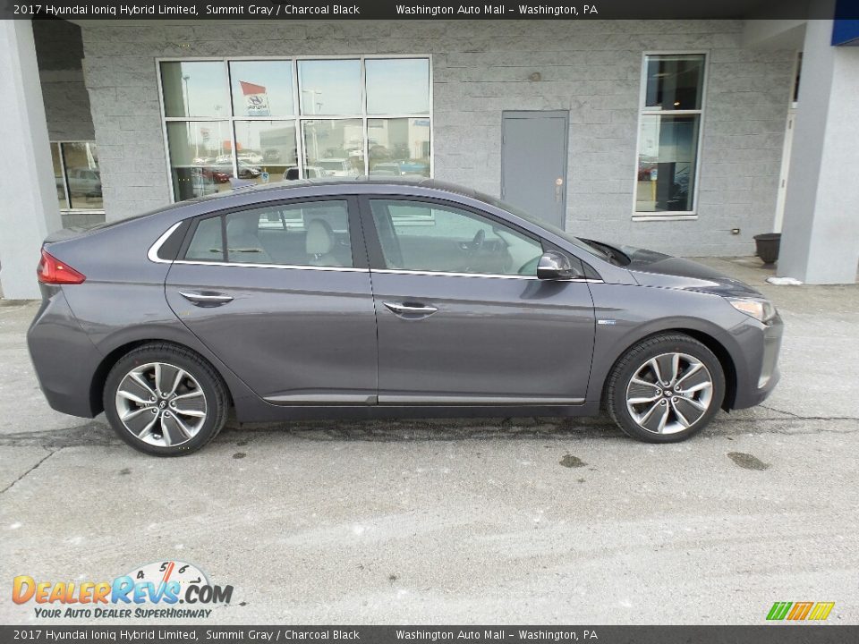 Summit Gray 2017 Hyundai Ioniq Hybrid Limited Photo #2