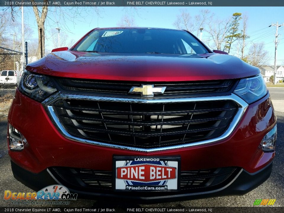2018 Chevrolet Equinox LT AWD Cajun Red Tintcoat / Jet Black Photo #2