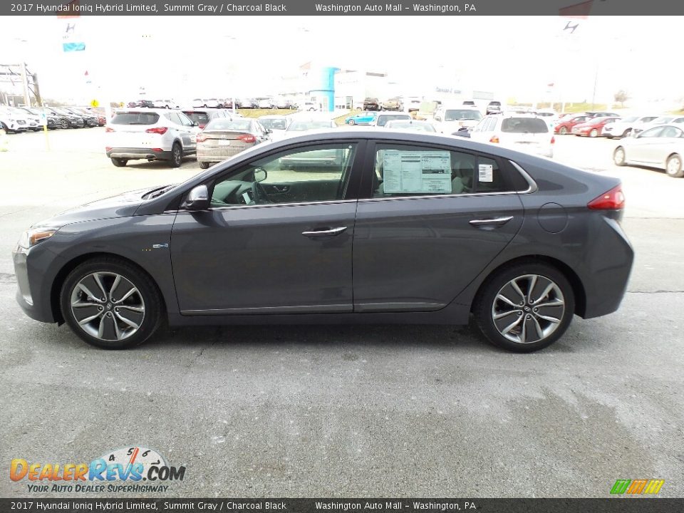 Summit Gray 2017 Hyundai Ioniq Hybrid Limited Photo #6