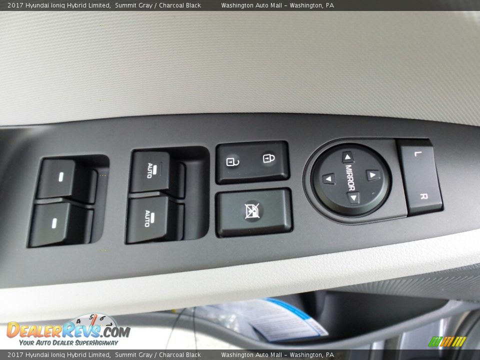 Controls of 2017 Hyundai Ioniq Hybrid Limited Photo #15