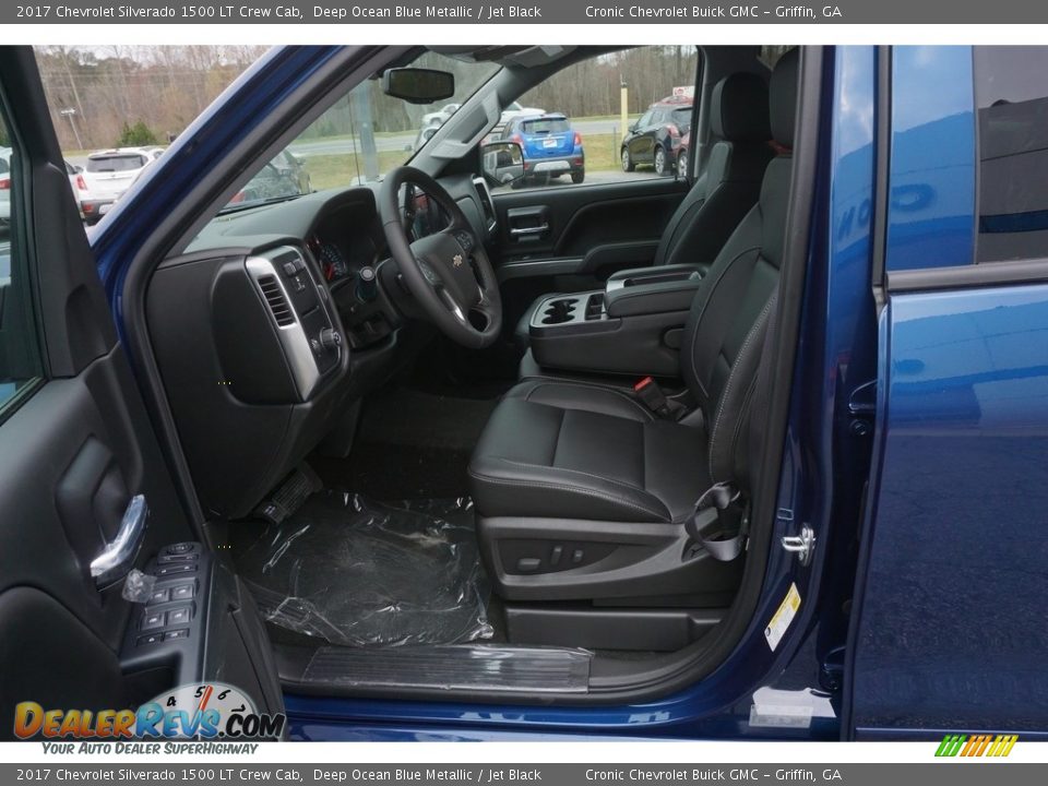 2017 Chevrolet Silverado 1500 LT Crew Cab Deep Ocean Blue Metallic / Jet Black Photo #9