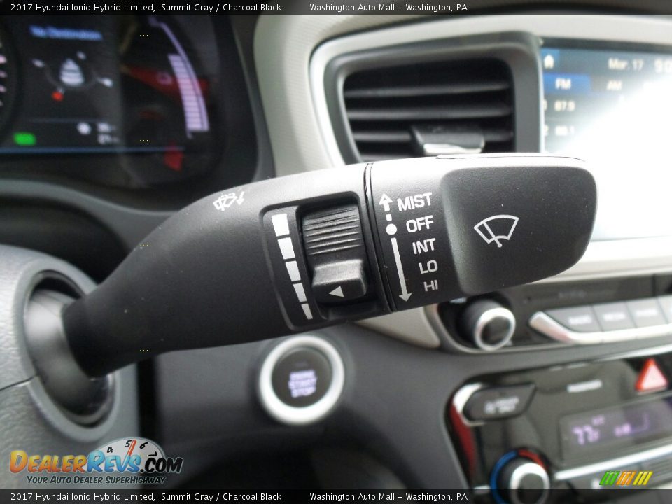 Controls of 2017 Hyundai Ioniq Hybrid Limited Photo #27