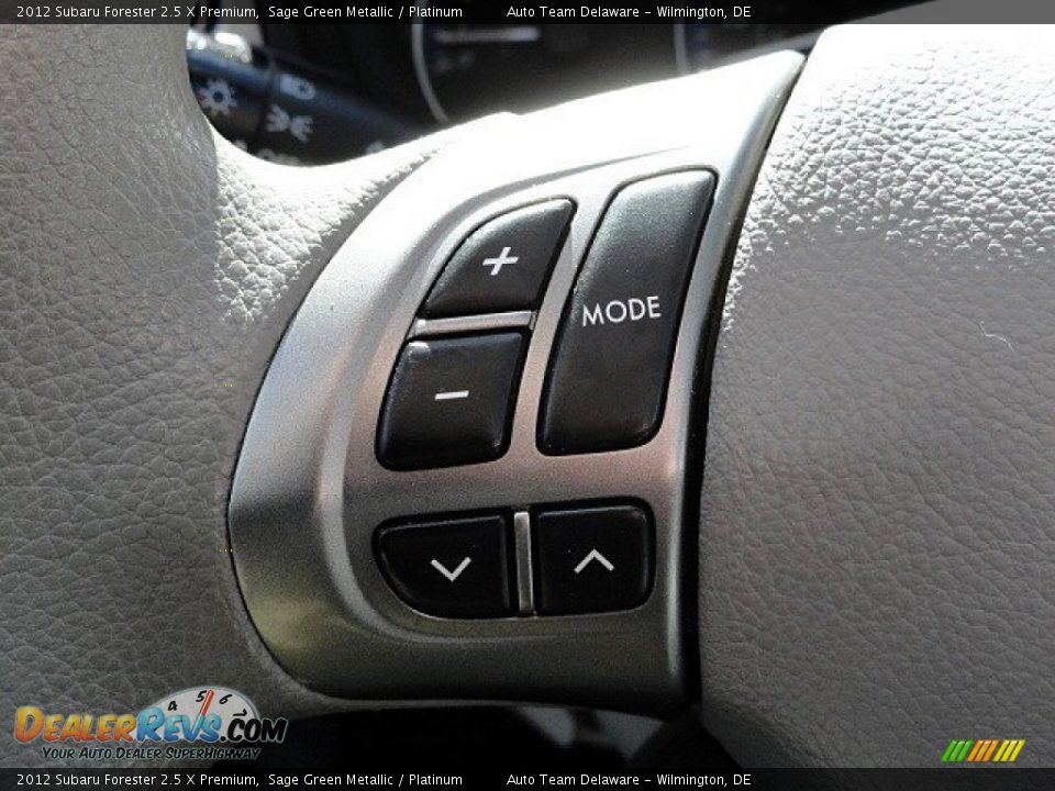 2012 Subaru Forester 2.5 X Premium Sage Green Metallic / Platinum Photo #26