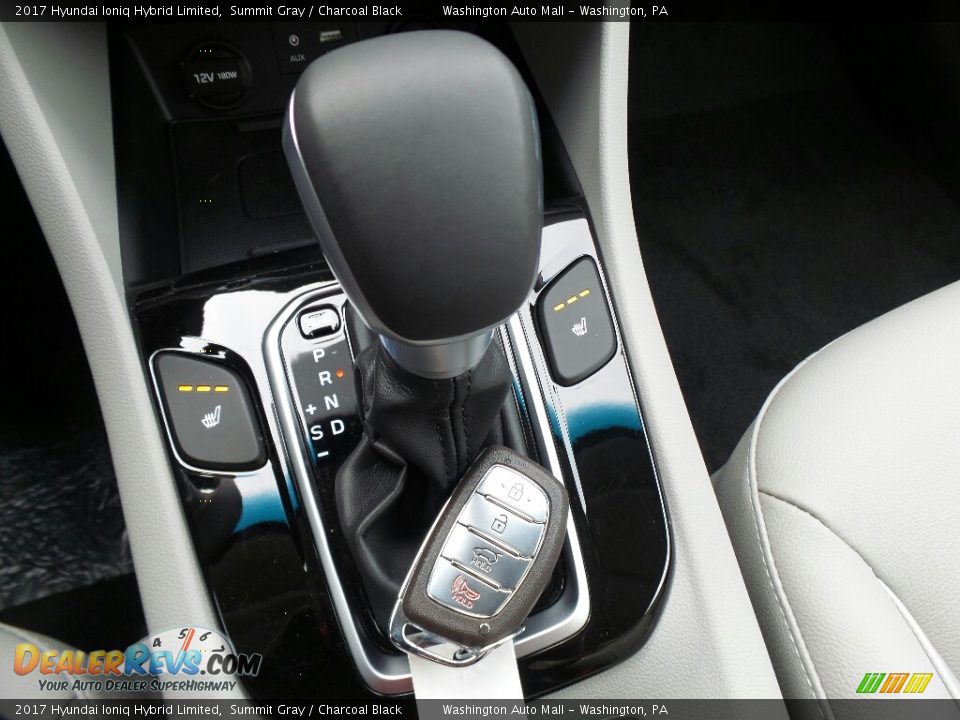 2017 Hyundai Ioniq Hybrid Limited Shifter Photo #33