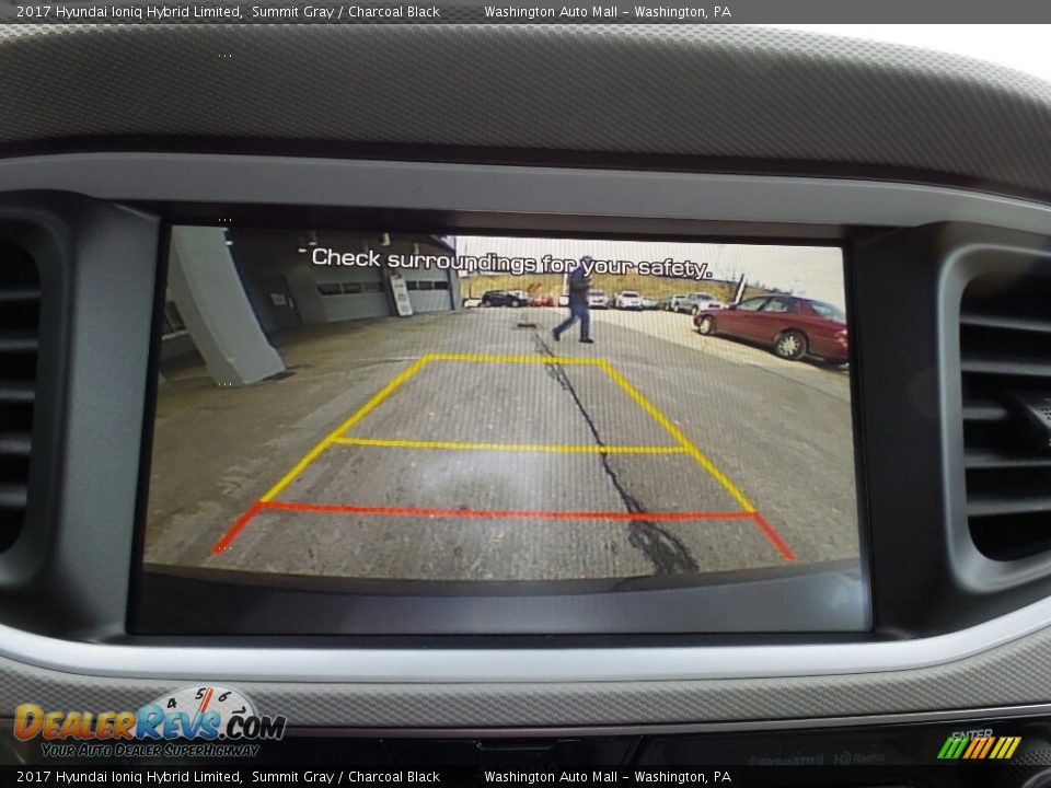 2017 Hyundai Ioniq Hybrid Limited Summit Gray / Charcoal Black Photo #34