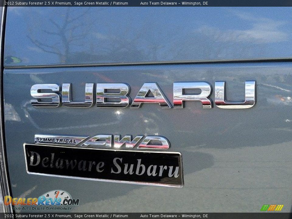 2012 Subaru Forester 2.5 X Premium Sage Green Metallic / Platinum Photo #35