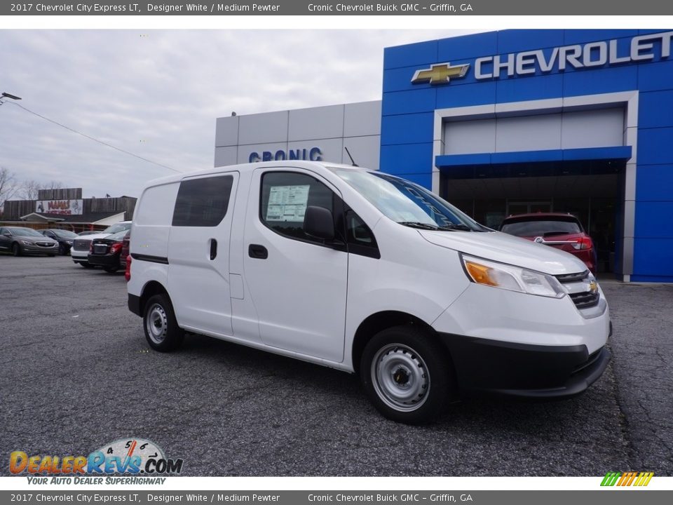2017 Chevrolet City Express LT Designer White / Medium Pewter Photo #1