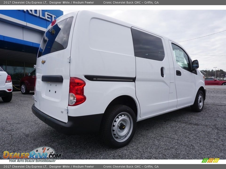 2017 Chevrolet City Express LT Designer White / Medium Pewter Photo #7