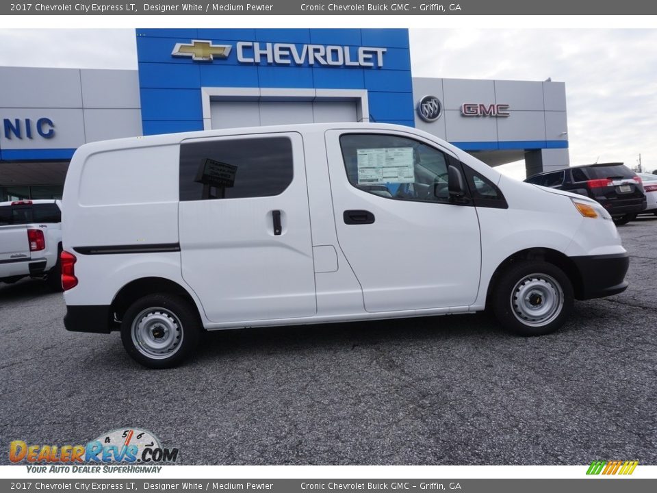 2017 Chevrolet City Express LT Designer White / Medium Pewter Photo #8