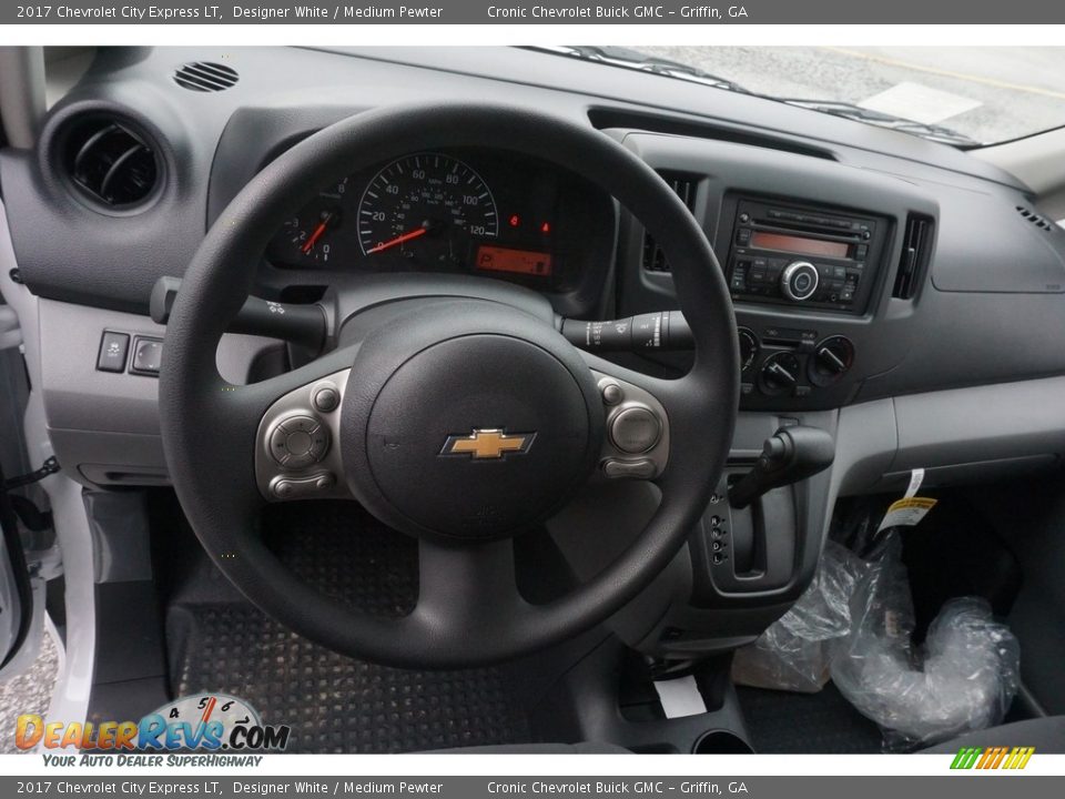 2017 Chevrolet City Express LT Designer White / Medium Pewter Photo #10