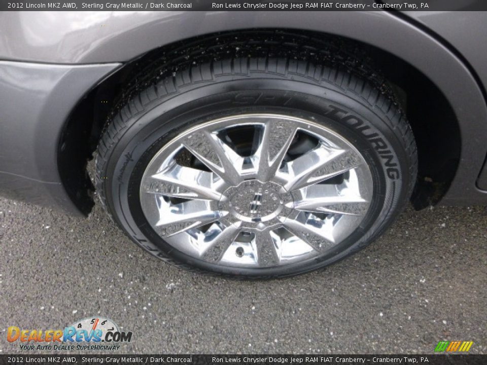 2012 Lincoln MKZ AWD Sterling Gray Metallic / Dark Charcoal Photo #3