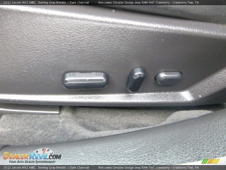 2012 Lincoln MKZ AWD Sterling Gray Metallic / Dark Charcoal Photo #16