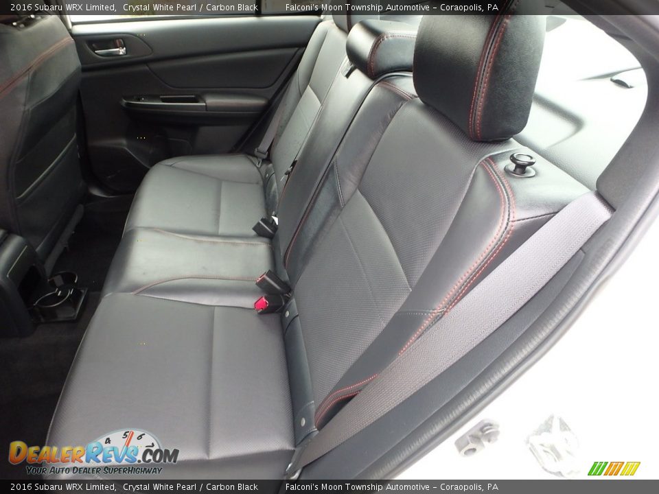 Rear Seat of 2016 Subaru WRX Limited Photo #16