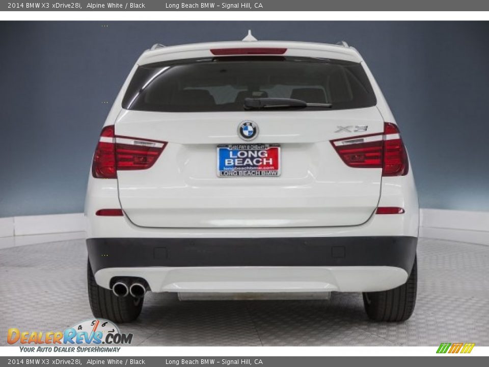 2014 BMW X3 xDrive28i Alpine White / Black Photo #3