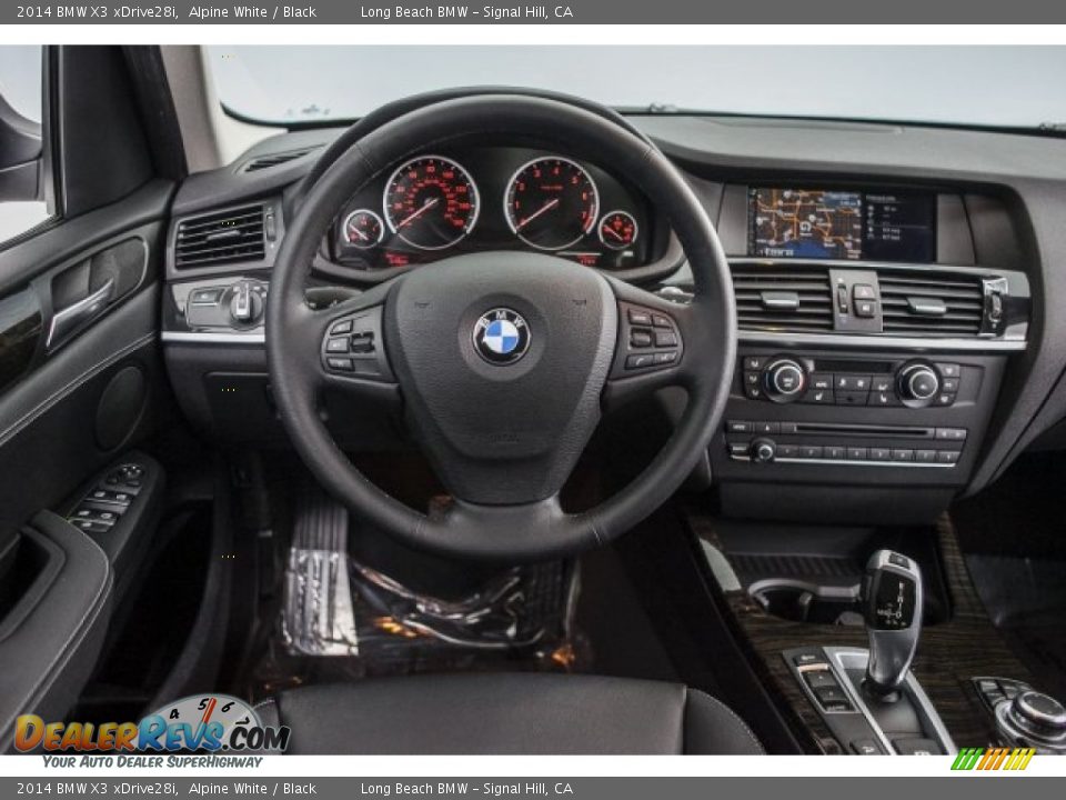 2014 BMW X3 xDrive28i Alpine White / Black Photo #4