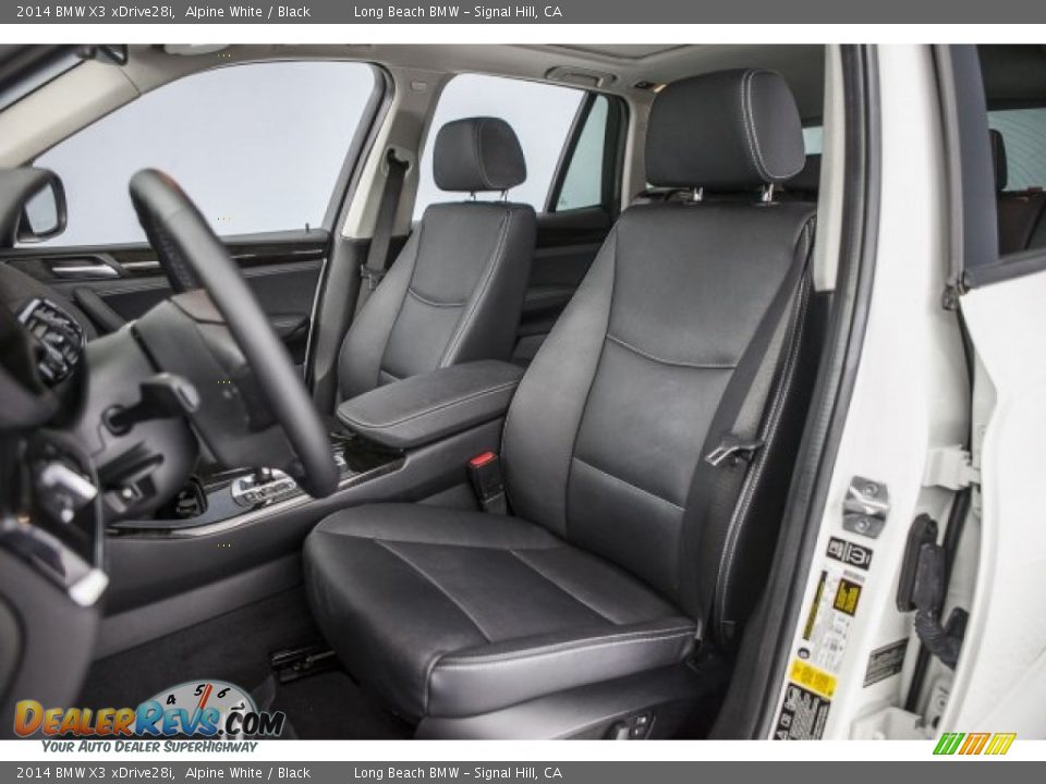 2014 BMW X3 xDrive28i Alpine White / Black Photo #6