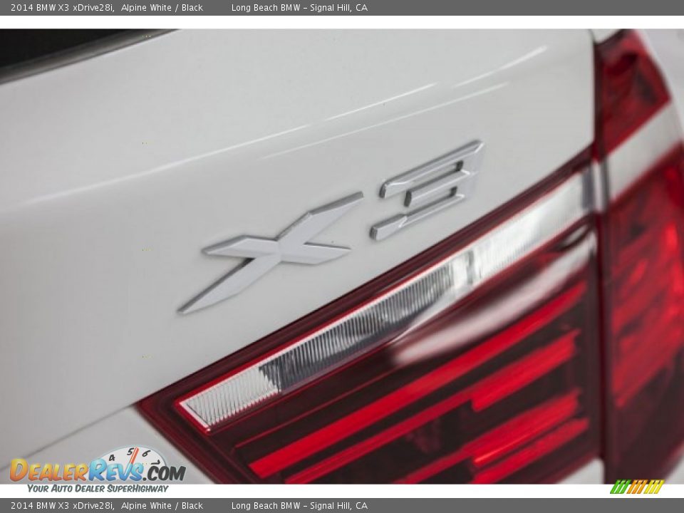 2014 BMW X3 xDrive28i Alpine White / Black Photo #8