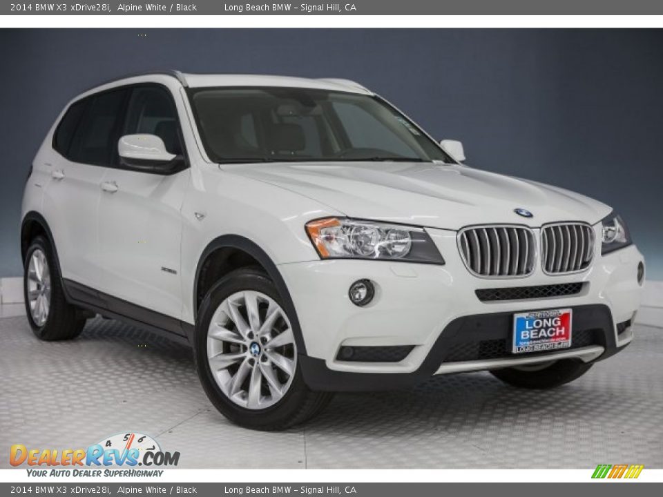 2014 BMW X3 xDrive28i Alpine White / Black Photo #12