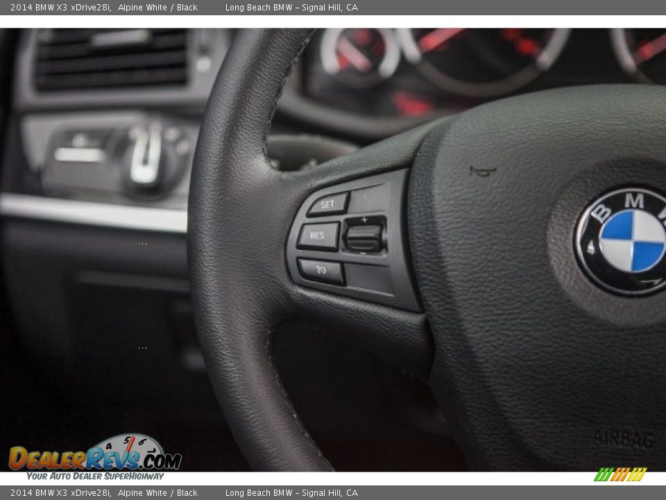 2014 BMW X3 xDrive28i Alpine White / Black Photo #13