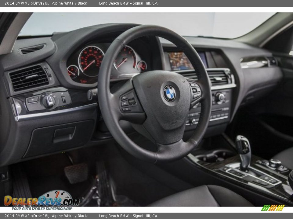 2014 BMW X3 xDrive28i Alpine White / Black Photo #16