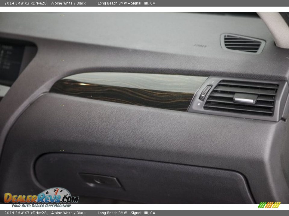 2014 BMW X3 xDrive28i Alpine White / Black Photo #21