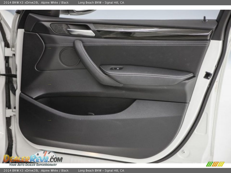 2014 BMW X3 xDrive28i Alpine White / Black Photo #23