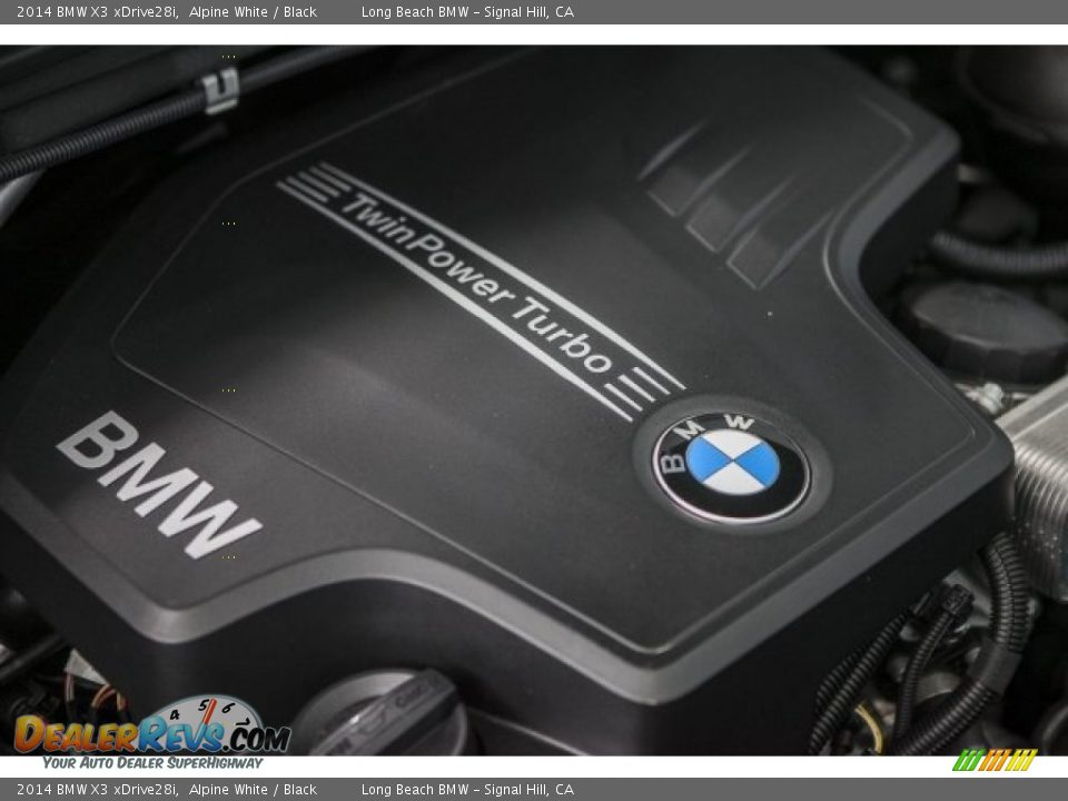 2014 BMW X3 xDrive28i Alpine White / Black Photo #24