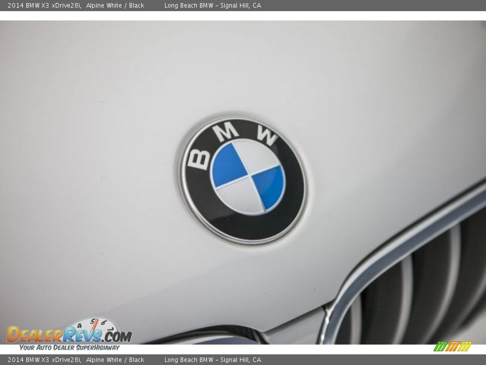 2014 BMW X3 xDrive28i Alpine White / Black Photo #26