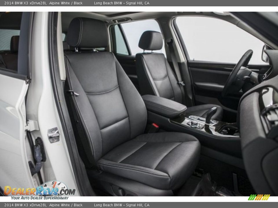 2014 BMW X3 xDrive28i Alpine White / Black Photo #27