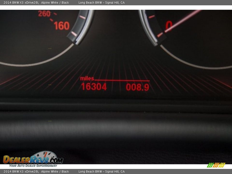 2014 BMW X3 xDrive28i Alpine White / Black Photo #31