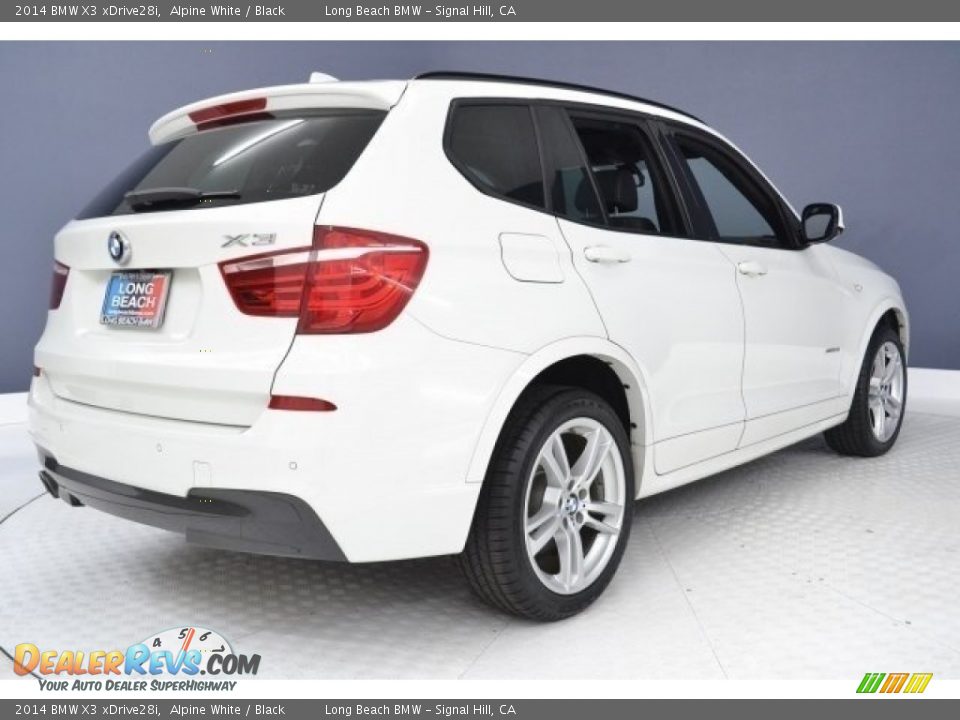2014 BMW X3 xDrive28i Alpine White / Black Photo #7