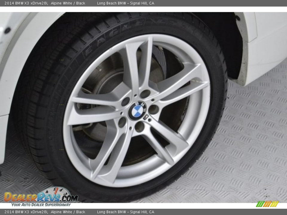 2014 BMW X3 xDrive28i Alpine White / Black Photo #10