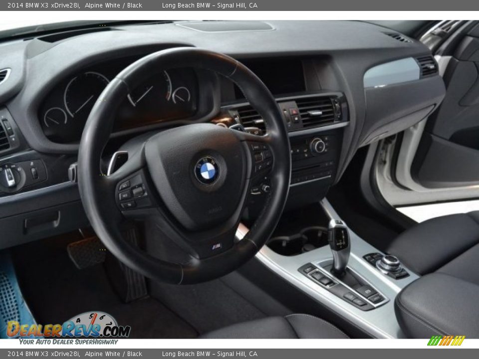 2014 BMW X3 xDrive28i Alpine White / Black Photo #11