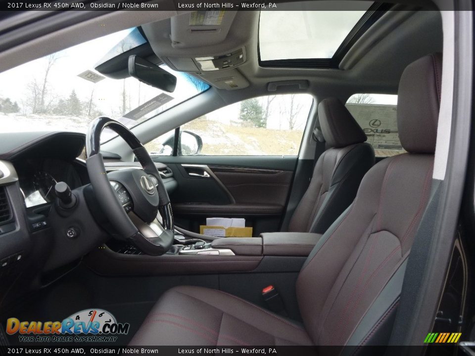 Front Seat of 2017 Lexus RX 450h AWD Photo #8