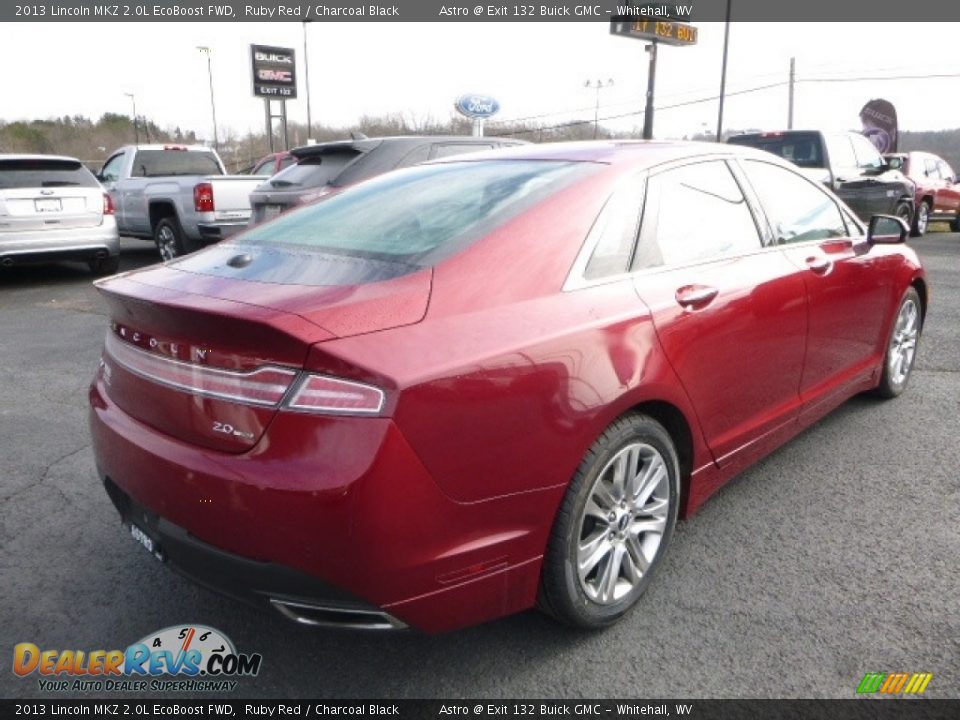 2013 Lincoln MKZ 2.0L EcoBoost FWD Ruby Red / Charcoal Black Photo #7