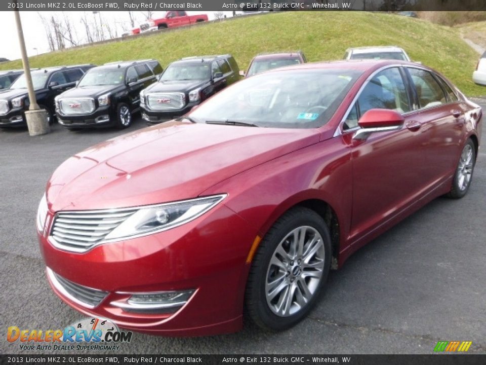 2013 Lincoln MKZ 2.0L EcoBoost FWD Ruby Red / Charcoal Black Photo #10