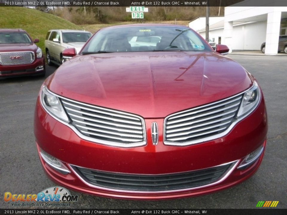 2013 Lincoln MKZ 2.0L EcoBoost FWD Ruby Red / Charcoal Black Photo #11