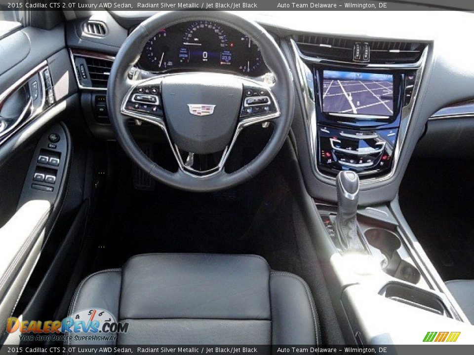 2015 Cadillac CTS 2.0T Luxury AWD Sedan Radiant Silver Metallic / Jet Black/Jet Black Photo #11